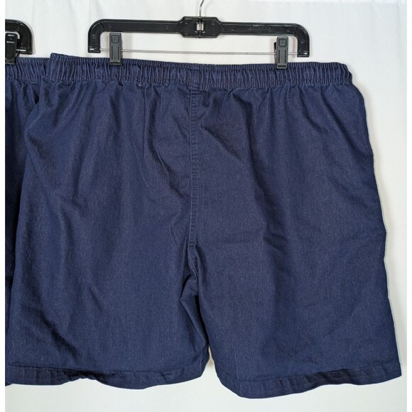 Hasting & Smith Shorts 2X Womens Blue Chambray Pull On Drawstring Waist Lot of 2 - Picture 6 of 8